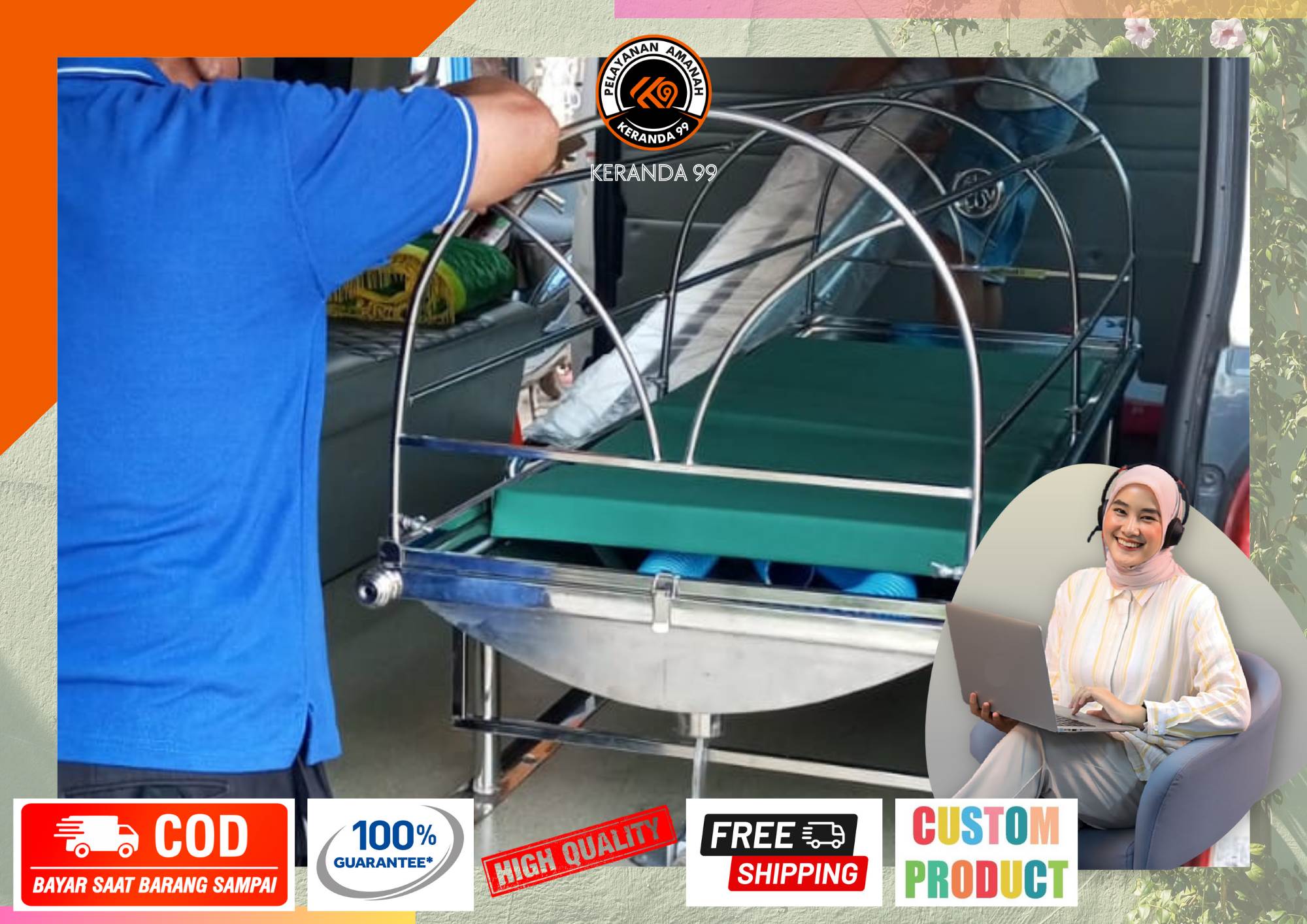 Pembuatan Keranda Jenazah